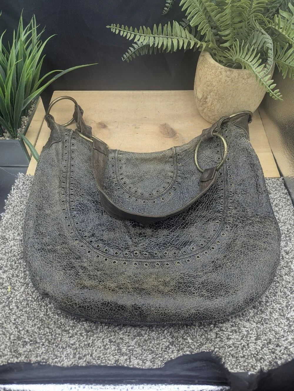 Begeren Distressed Lambskin Hobo Bag ****Price Firm****.   Read*****************
